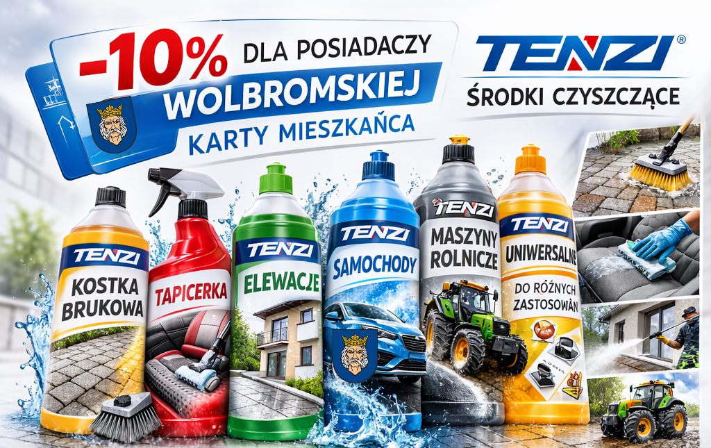 Środki czyszczące Tenzi – 10% taniej – Tomex Tomasz Herian