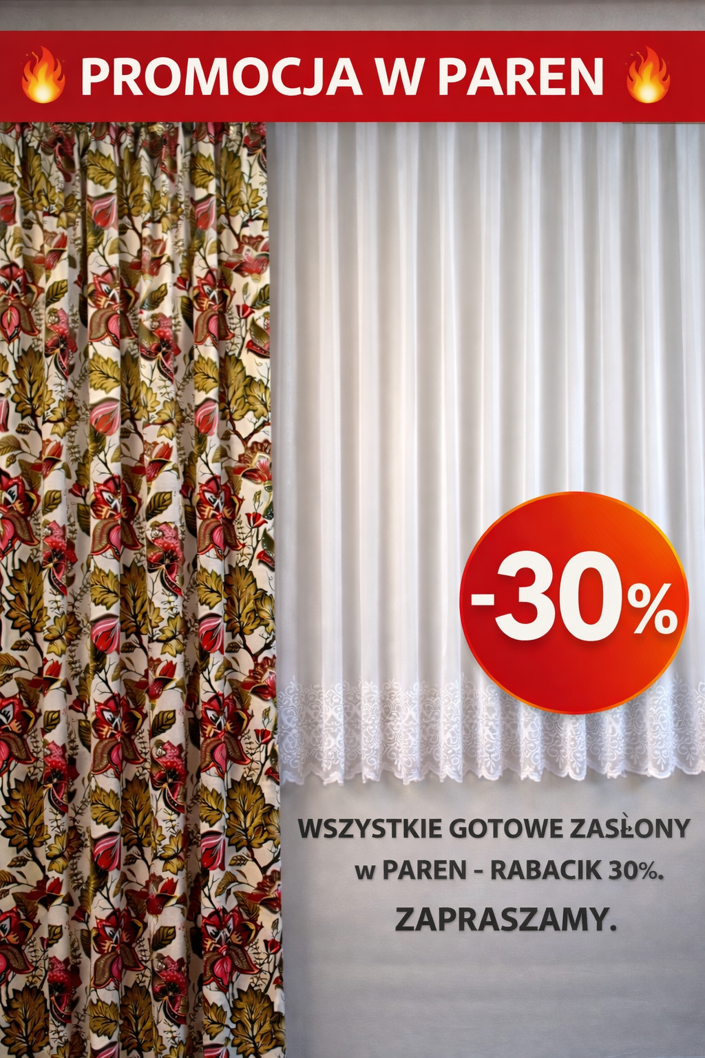 PROMOCJA GOTOWYCH ZASŁON – PAREN Sp. z o.o.